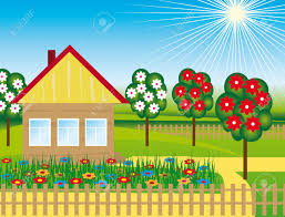 Maybe you would like to learn more about one of these? My House With Garden Drawing For Kids Cat S Blog