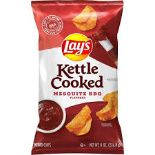 We did not find results for: Lay S Mesquite Bbq Flavored Kettle Cooked Potato Chips 8oz Target