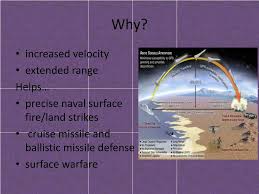 For potential military applications, railguns are usually of interest because they can achieve much greater muzzle velocities than guns powered by conventional chemical propellants. Ppt Electromagnetic Railgun Powerpoint Presentation Free Download Id 2405376