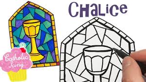 You may make the door conical at the top. How To Draw A Chalice In Stained Glass Youtube