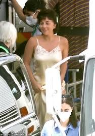 The film centers the concept of free women from lady gaga's chromatic album, and it's a full minute of visual ambrosia. Lady Gaga Steps Out In Cream Satin Nightdress As She Films Scenes For House Of Gucci In Italy Todayuknews