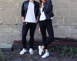 Super How To Wear Adidas Stan Smith All Black 61 Ideas Moda Casal Roupas De Casal Couple Look