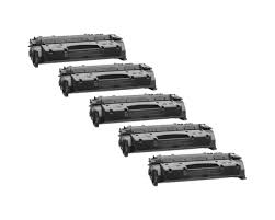 The hp laserjet pro 400 m401dw's direct usb port, wireless connectivity, and remote printing features offer a variety of ways to interact with the printer. Hp Laserjet Pro 400 Printer M401d Toner Cartridges 5pack 6 900 Pages Ea