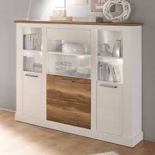 Nett Highboard Weiss Mit Holz Highboard Weiss Highboard Massivholz Highboard