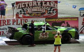 John Freeman gets his first IMCA SportMod feature win at Kennedale Speedway  Park