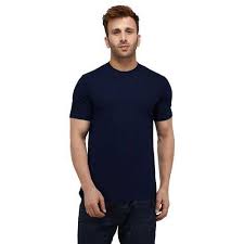 Though most of the navy shades are bluer. Round Neck Plain Navy Blue Color Cotton T Shirt Rs 140 Piece Lazychunks Id 20224337388