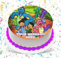 Amazon.com: Dragon Tales Cake Topper Edible Image Personalized Cupcakes  Frosting Sugar Sheet (8