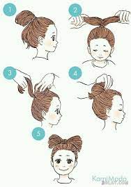 التسريحات للعيد حصريه تسريحات لجميع انواع 3dlat com 02 18 e65a simplekidshairstyles peinados hair styles long hair styles hair styles