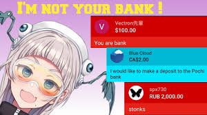 Some bankers are generous to a vault. I M Not Your Bank Pochi Sensei Supachat Clip En Youtube