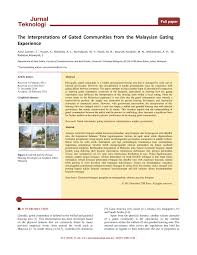 A community for 13 years. Pdf The Interpretations Of Gated Communities From The Malaysian Gating Experience