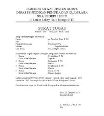 13 contoh surat dinas resmi instansi sekolah pemerintah dan. Contoh Surat Tugas Perusahaan Swasta Nusagates