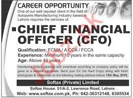 Search and apply for the latest chief financial officer jobs. Chief Financial Officer Cfo Job 2019 For Lahore 2021 Job Advertisement Pakistan