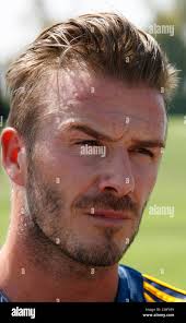 David beckham back hi-res stock photography and images