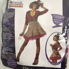 The Mad Hatter Girls Costume Juniors Size 3 5