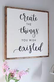 How To Make A Diy Wood Sign Free Printable Craft Room Signs Diy Wood Signs Wooden Signs Diy