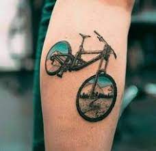 19 bike tattoos you'll love. 89 Mountain Bike Tattoos Ideas Bike Tattoos Mountain Bike Tattoo Tattoos