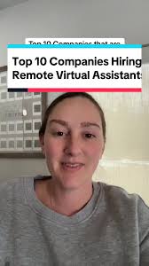 Top 10 companies hiring remote virtual assistance that require little to no  experience. my favorite work from home job is listed at the top of my page  💛 ...