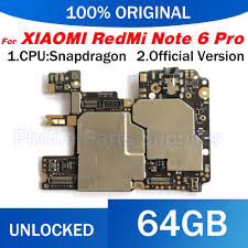 Unlock mi account xiaomi redmi note 6 pro · 1. 32gb 64gb For Xiaomi Hongmi Redmi Note 6 Pro Motherboard Mainboard Logicboard Original Work Well Unlocked Main Circuits Board Mobile Phone Antenna Aliexpress