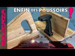 des poussoirs pour ma scie sur table bosch enfin youtube table de travail en bois scie sur table table de travail