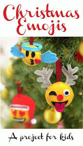 Felt Emoji Christmas Decorations Tutorial Felt Christmas Decorations Felt Crafts Christmas Emoji Christmas
