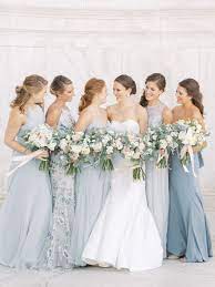Periwinkle Light Blue Mismatched Bridesmaids Dresses Light Blue Bridesmaid Dresses Dusty Blue Bridesmaid Dresses Light Blue Wedding Colors