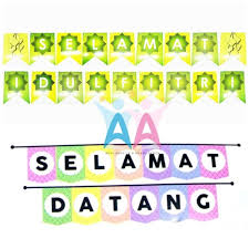 Pernahkah anda melihat banner jenis tersebut? Jual Banner Flag Selamat Datang Idul Fitri Bunting Flags Kota Tangerang Aa Party Supply Tokopedia