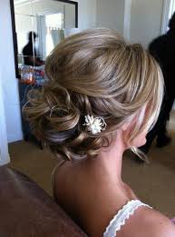 Pull out some hair at the front to frame your face and to create some fringe action to your style. Medium Length Short Hair Bridesmaid Hairstyles Novocom Top