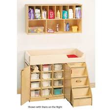 By making this organizer you can use that space efficiently. Jonti Craft Diaper Changer W Stairs And Wall Mount Organizer 5140jc Changing Tables Worthington Direct