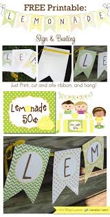 This music is free to you and you can print it out whenever you like. How To Make A Lemonade Stand Free Printables Lemonade Stand Sign Free Printable Banner Lemonade Stand