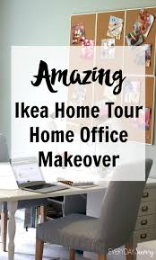 Our home office recently got a little mini makeover. Amazing Ikea Home Office Makeover With Ikea Home Tour