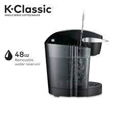 Get it as soon as thu, aug 5. Keurig K Classic Coffee Maker Single Serve K Cup Pod Coffee Maker Black Walmart Com Walmart Com