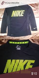 Black And Neon Green Nike Shirt Pin On My Posh Closet