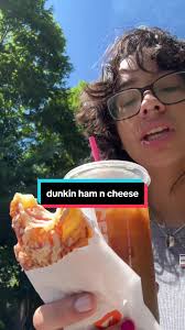 Dunkin Donut Ham and Cheese Croissant
