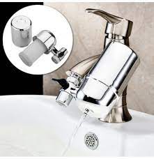 Clean the sink with water. Bathroom Kitchen Water Filter Faucet Water Ionier Remove Water Contaminants Alkaline Tap Water Ceramic Cartridge Purifier
