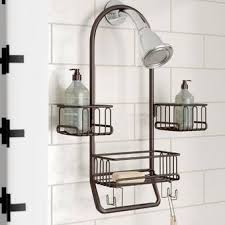 Cobb Shower Caddy Wall Mounted Toilet Shower Caddy Toilet Paper Holder