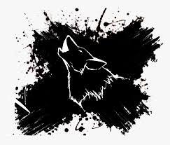 It is believed that wolves are the ancient ancestors of our domestic dog nowadays. Tribe Gray Tribal Wars Wolf Drawing Clipart Black And White Wolf Drawings Hd Png Download Kindpng