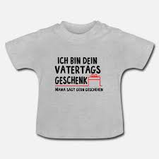 Selecteer je land en taal. Ich Bin Dein Vatertagsgeschenk Baby T Shirt Spreadshirt