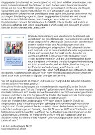 Hier erfährst du alle wichtigen news, zahlen und regelungen zum coronavirus in. Landerbericht Nrw Fur Grundschule Aktuell 152 Grundschulverband Nordrhein Westfalen