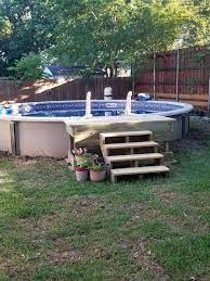 Diy Pool And Backyard Decorating Ideas Above Ground Pool Landscaping Pool Deck Plans Diy Swimming Pool