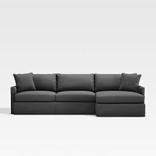 10% coupon applied at checkout. Lounge Outdoor Slipcovered 2 Piece Right Arm Chaise Sectional Reviews Crate And Barrel