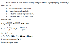Resistan kumparan jangkar ra = 0,6 per fase. Kumpulan Contoh Soal Motor Sinkron Terbaru Dikdasmen