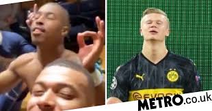 The information comes courtesy of the telegraph, who report that psg are attempting to. Paris Saint Germain Squad Mock Erling Haaland After Dortmund S Champions League Exit Metro News