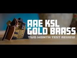 aae ksl gold brass finger tab review