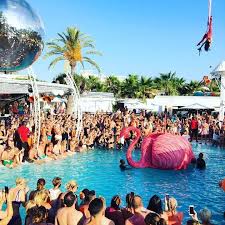Pool Party At Ocean Beach San Antonio Ibiza Spain Ibiza Spain Ibiza Beaches Party Ibiza Beach