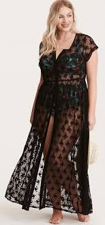 Black Bathing Suit Cover Up Plus Size Floral Lace Crochet Maxi Swim Cover Up Plus Size Swimwear Women S Plus Size Swimwear Plus Size Beach Outfits