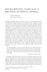 Being judged and evaluated by people it's also good practice to mention how you are working towards overcoming this weakness and you already know the most common job interview questions, and can probably deflect whatever the. Pdf Defining Reflection Another Look At John Dewey And Reflective Thinking