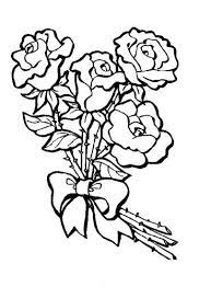 Disegno mazzo di fiori : Mazzo Di Fiori Stilizzato