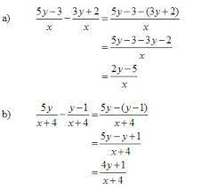 As we have done previously, we will do one example of adding numerical fractions first. Subtracting Rational Expressions Solutions Examples Videos
