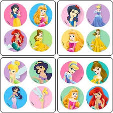 Disney Princesses Minibadges Stickers Disney Sticker Princess Sticker Disney Scrapbook