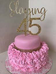 Glamorous Birthday Cakes For 40 Year Old Woman 20 Wonderful Picture Of 45 Birthday Cake 45 Birthday Cake Pink Rosette Birthday Cake Slay Birthday Cake Sparklers Diy Birthday Cake Birthday Cake Decorating